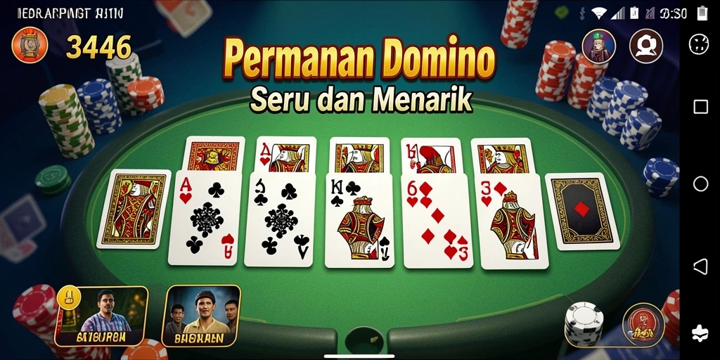 Tampilan menarik dari gameplay Domino di 3446.