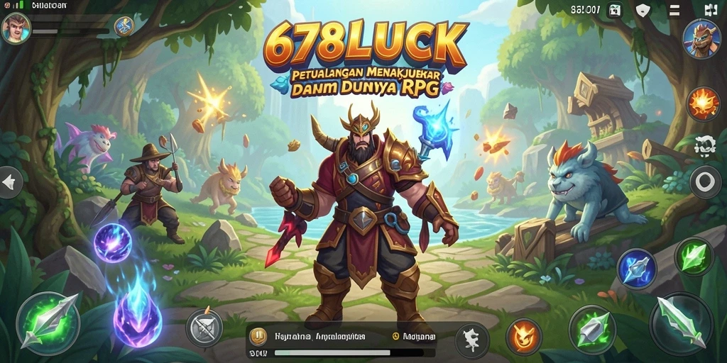 Tampilan gameplay 678LUCK yang menakjubkan dan mendebarkan.