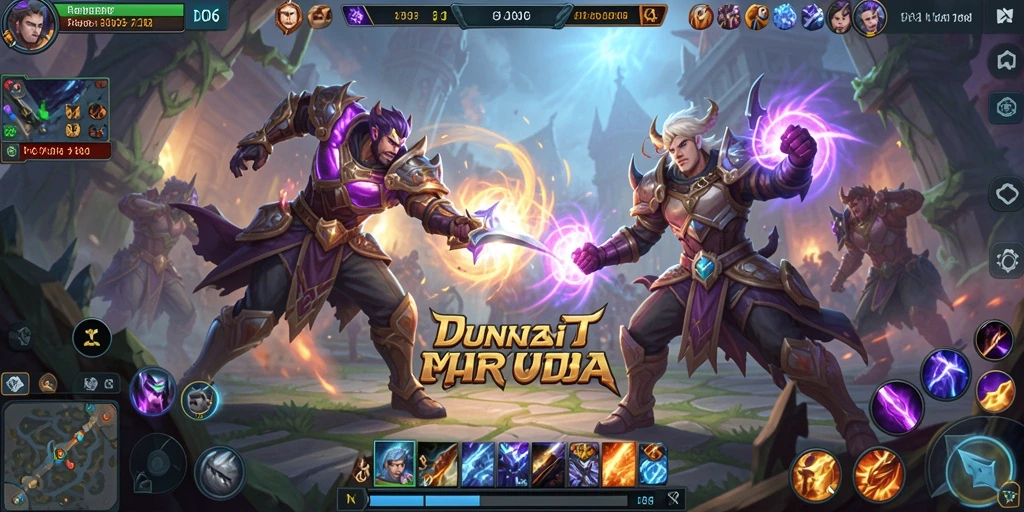 Tampilan pertarungan epik dalam D06 yang menegangkan.