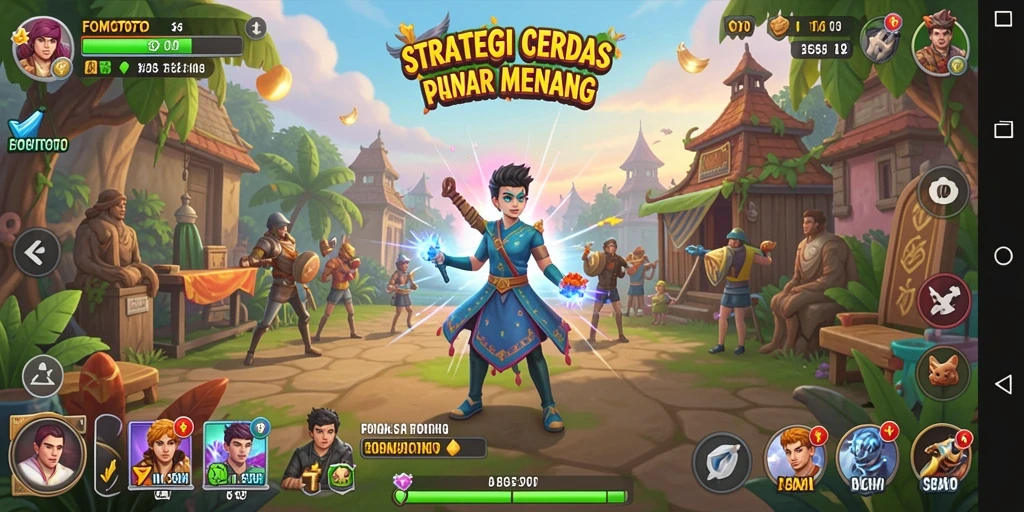 Menampilkan aksi seru dalam gameplay FOMOTOTO dengan strategi yang cerdas.