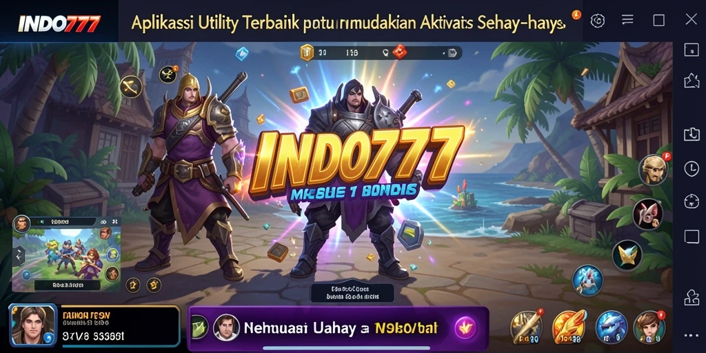 Tampilan screenshot INDO777 menunjukkan antarmuka aplikasi yang intuitif.