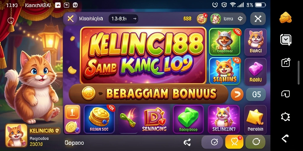 Tampilan gameplay KELINCI88 dengan efek visual yang menarik.