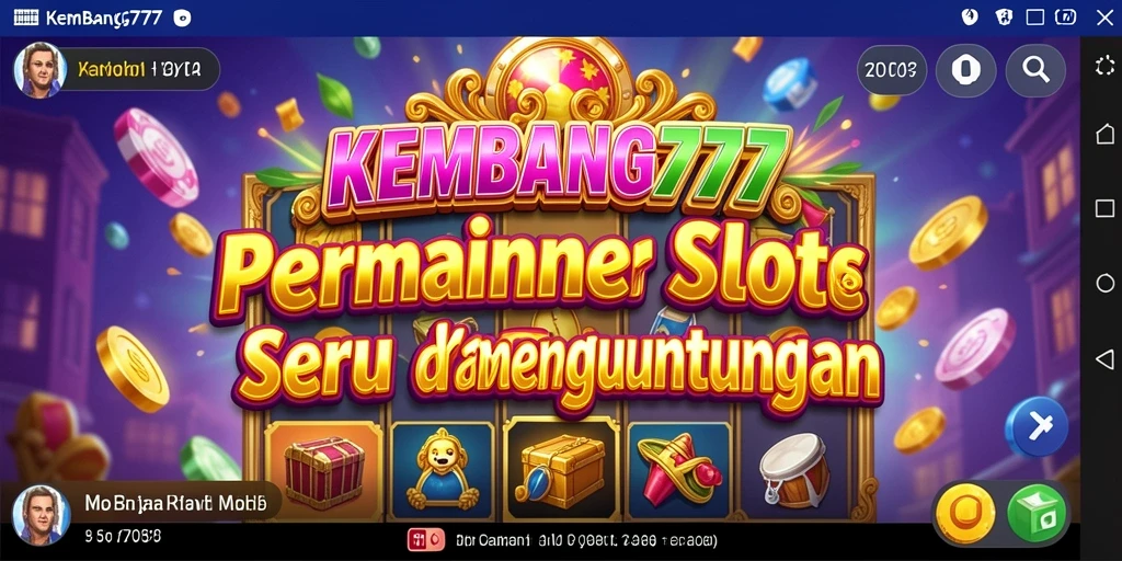 Screenshot utama KEMBANG777 menunjukkan gameplay slot yang seru dan menghibur.