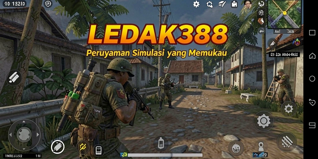 Tangkapan layar gameplay <strong>LEDAK388</strong> yang menampilkan suasana simulasi yang mendebarkan.
