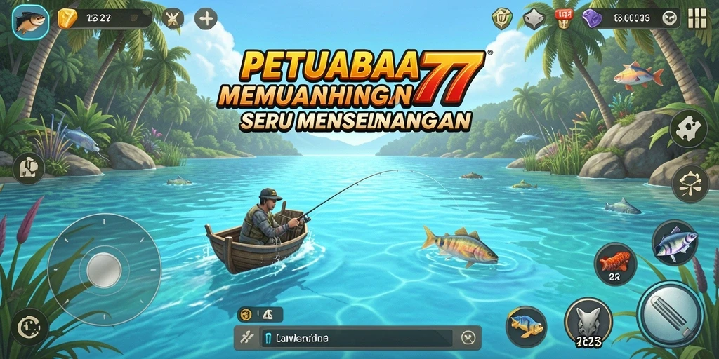 Tampilan gameplay LUMBA77 yang menawan saat memancing.