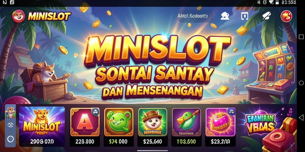 Tampilan gameplay seru dari MINISLOT yang menarik perhatian.