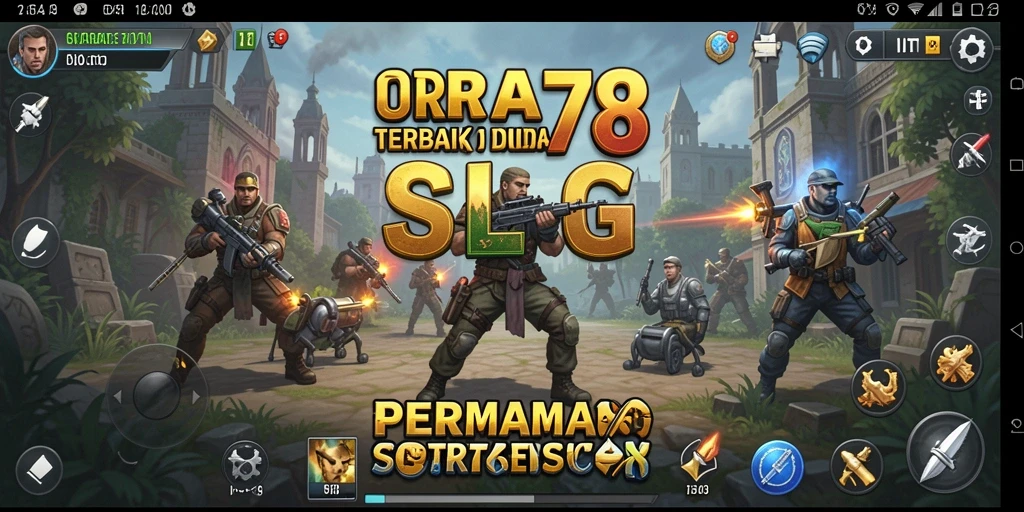 Tampilan gameplay ORA78 dengan aksi strategis yang menarik.