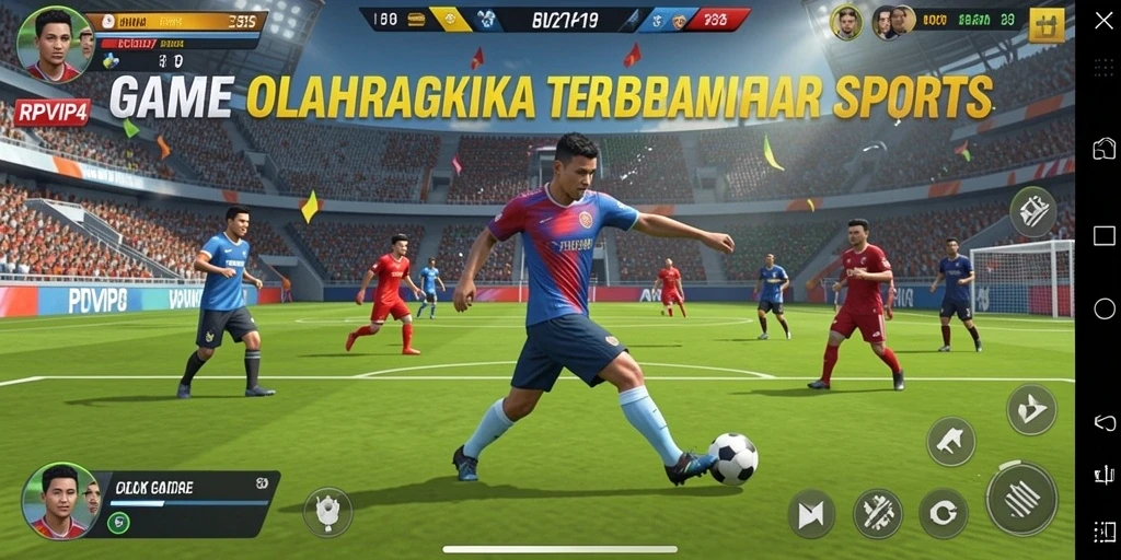 Tampilan menarik dalam RPVIP4 dengan aksi olahraga yang seru.