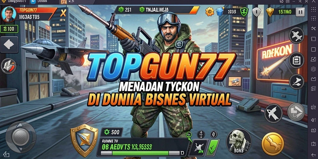 Screenshot dari gameplay <strong>TOPGUN77</strong> menampilkan aktivitas pembangunan bisnis yang menyenangkan.